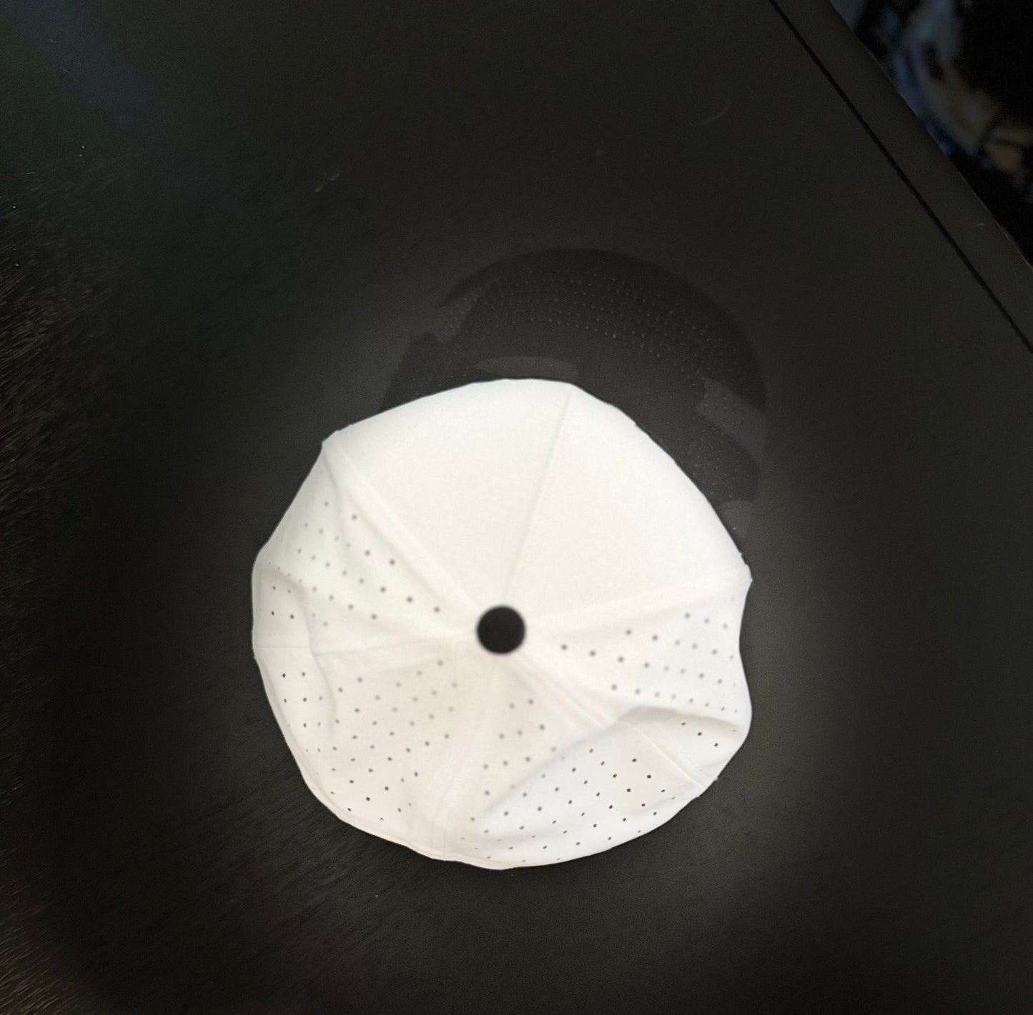 White with Black Camo Rim Active Hat
