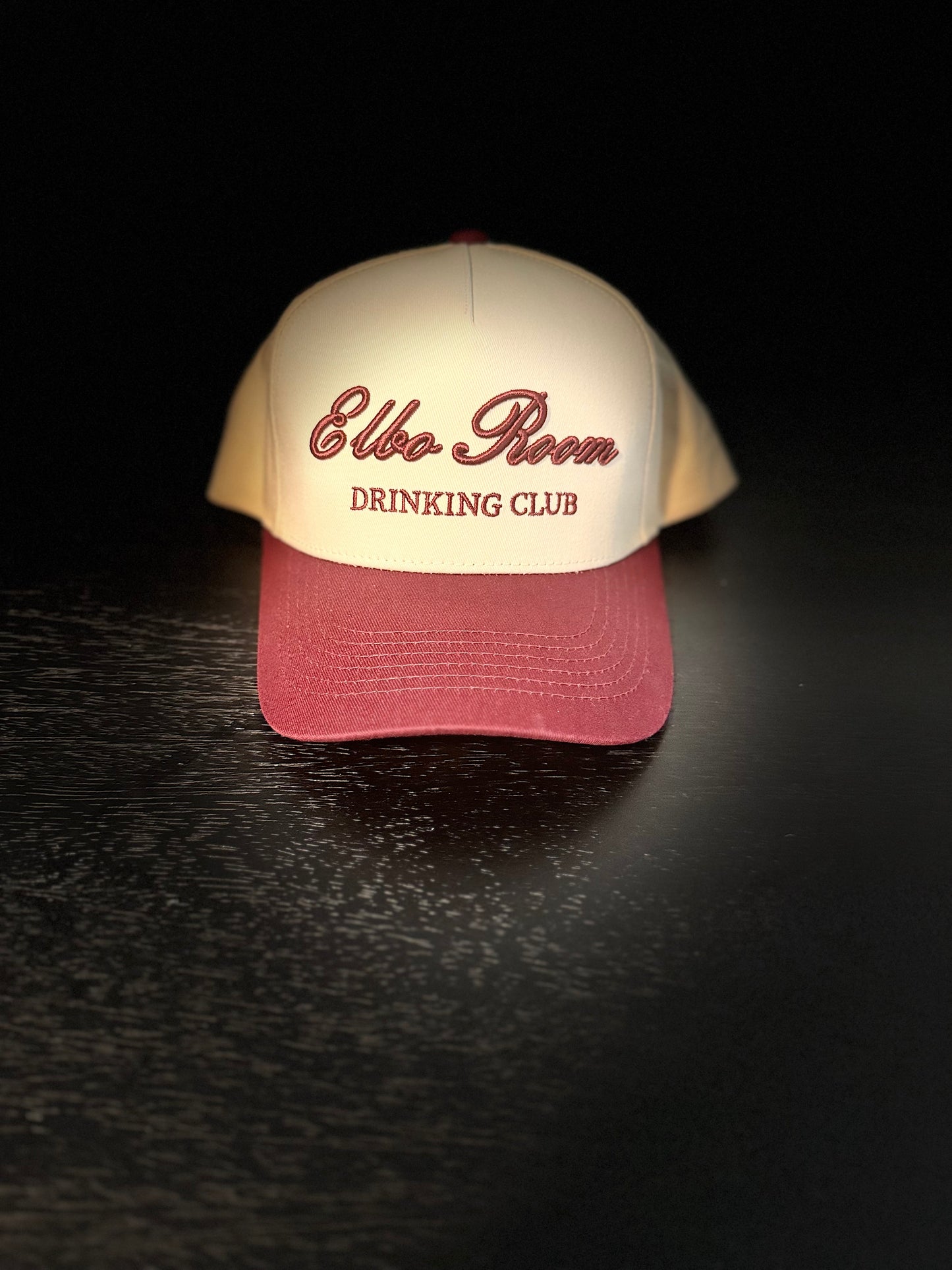 Maroon Elbo Room Drinking Club Hat