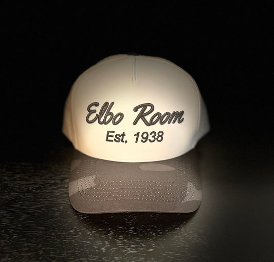 White with Black Camo Rim Active Hat