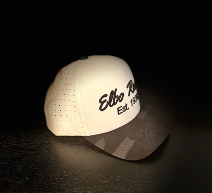 White with Black Camo Rim Active Hat