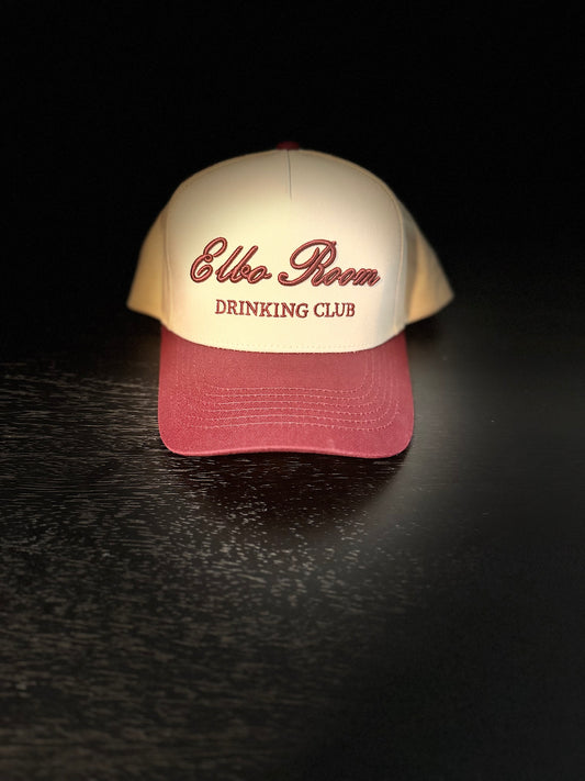 Maroon Elbo Room Drinking Club Hat