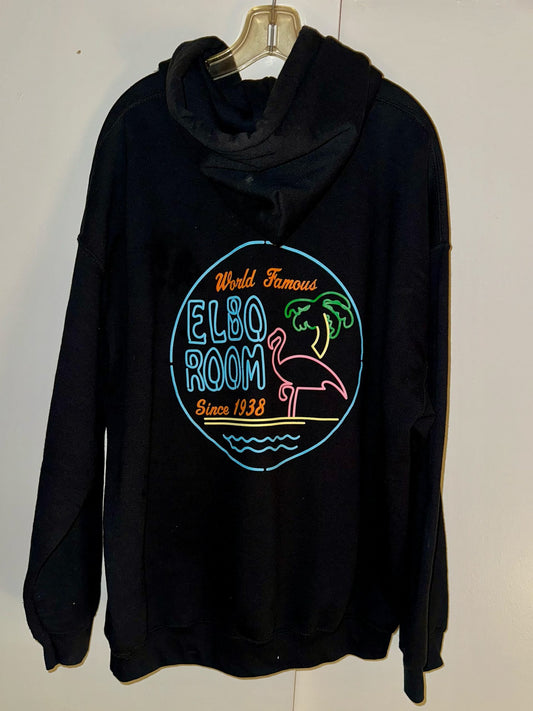 Neon Black Elbo Room Hoodie