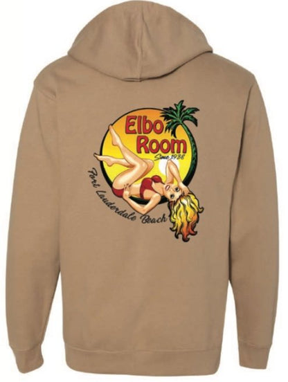 Elbo Room Tan Hoodie