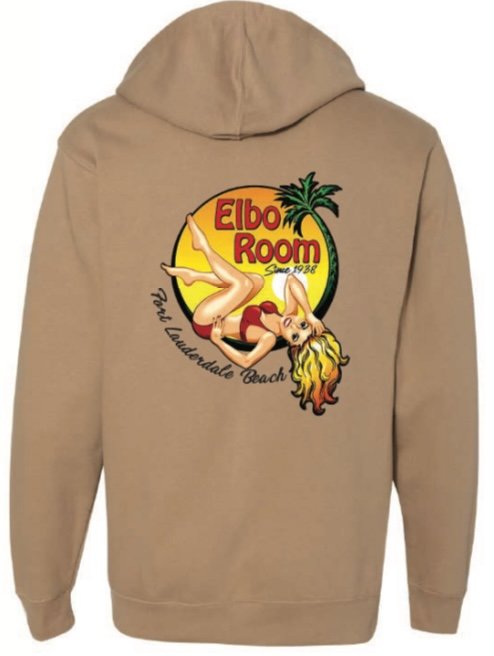 Elbo Room Tan Hoodie